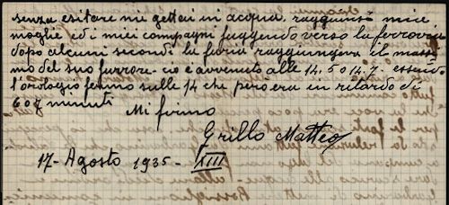 Memoriale Matteo Grillo
