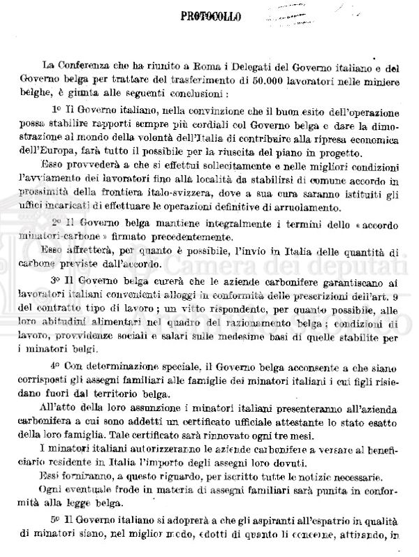 Protocollo 1946