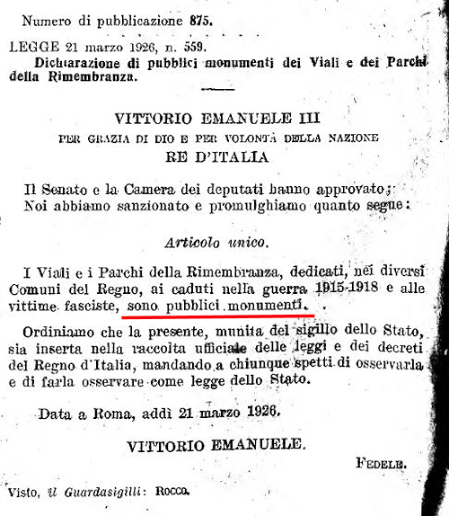 Monumenti Pubblici